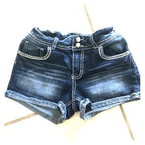 Girls Jean Shorts with design pockets